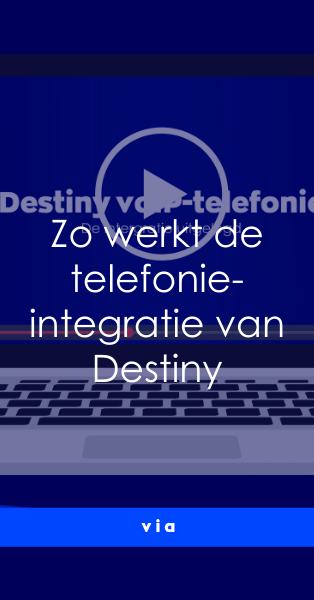 Destiny telefonie-integratie via Marketplace - CCS connects